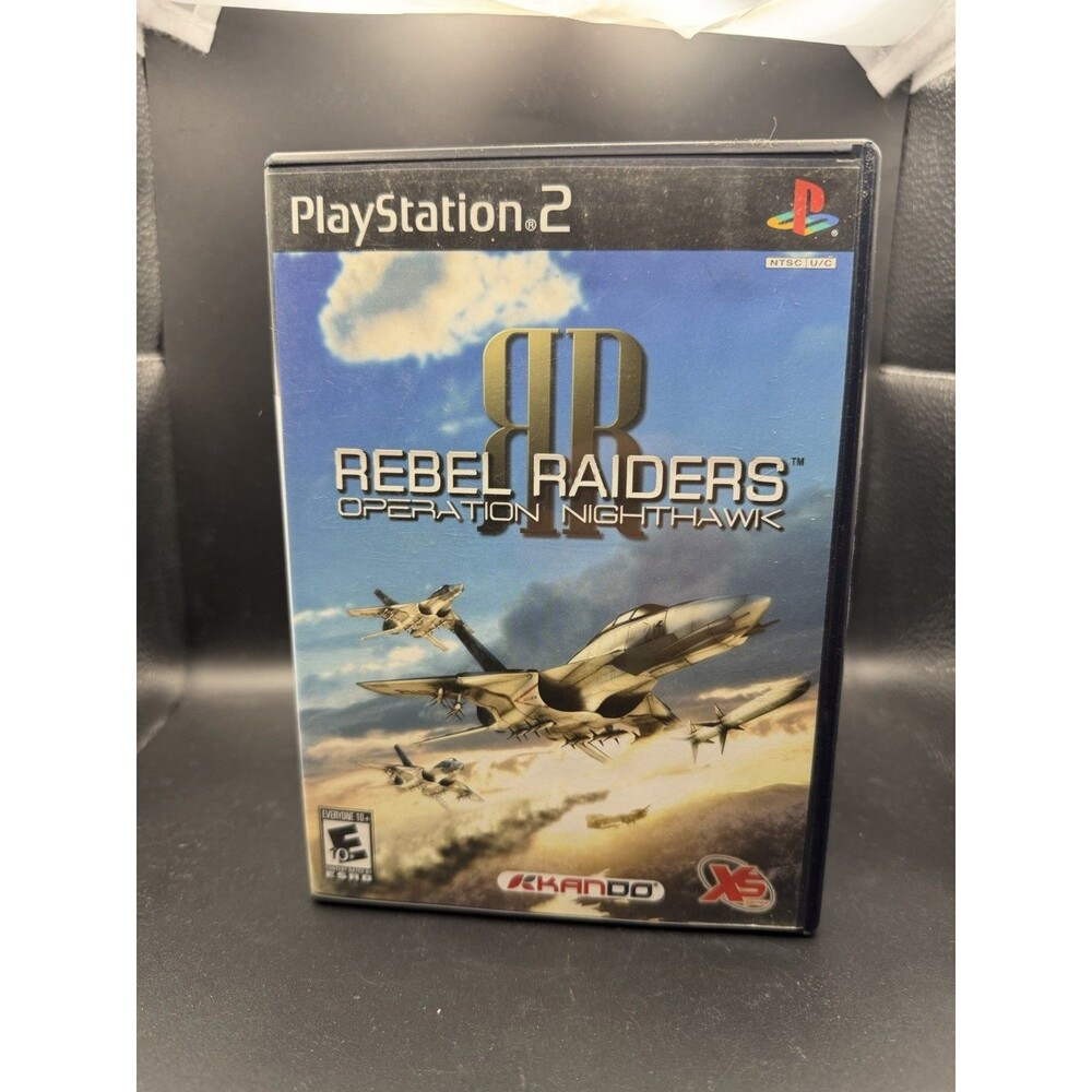 Tested Rebel Raiders Operation Nighthawk - Playstation 2 PS2 + Manual